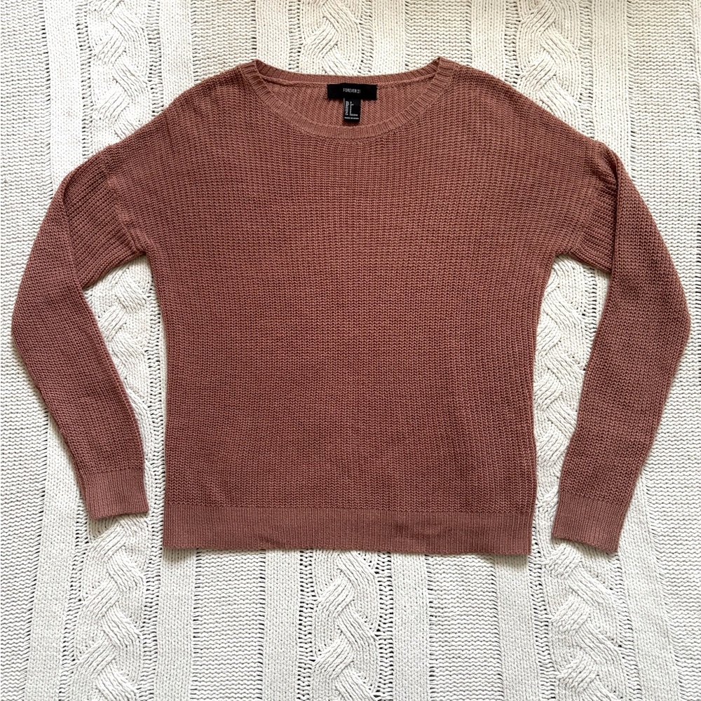 FOREVER 21 PINK SWEATER